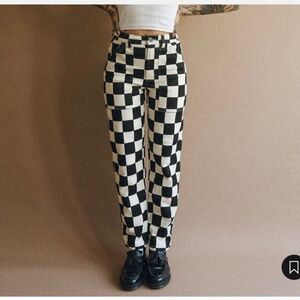 P&Co 304 Service Fatigue Pants - Black Checkered